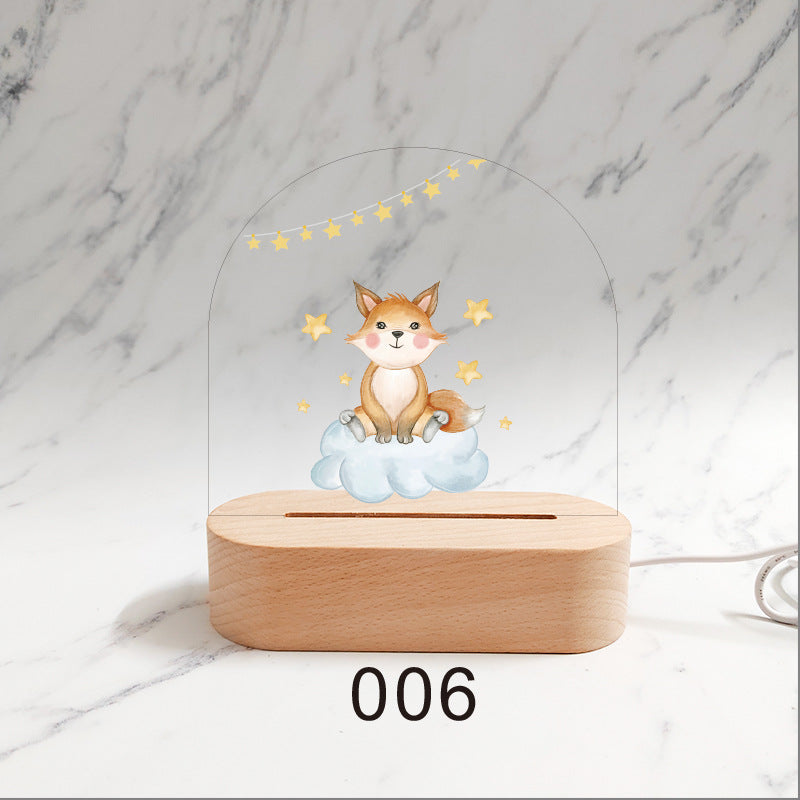 Gepersonaliseerd Geboorte Nachtlampje Aangepaste Naam