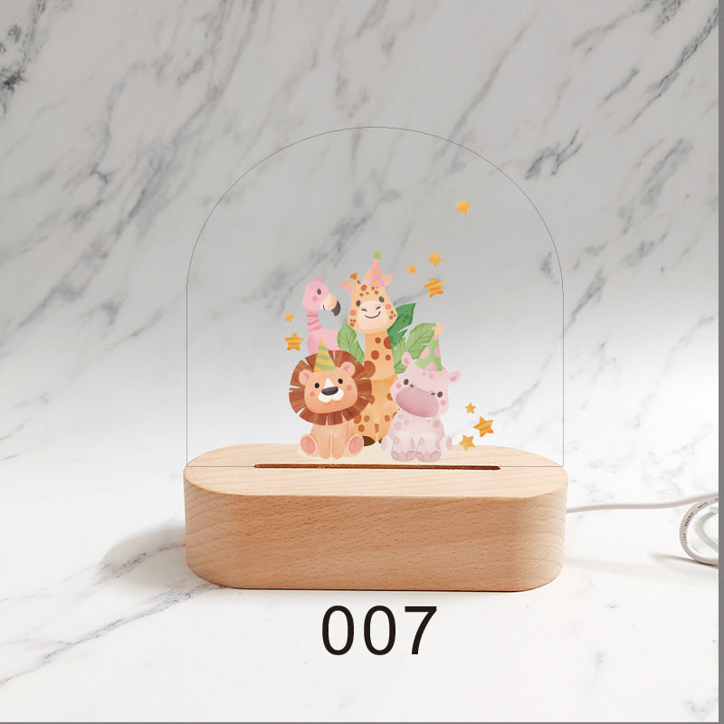 Gepersonaliseerd Geboorte Nachtlampje Aangepaste Naam