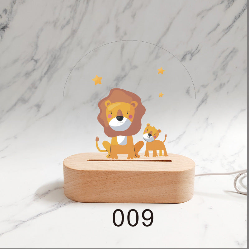 Gepersonaliseerd Geboorte Nachtlampje Aangepaste Naam