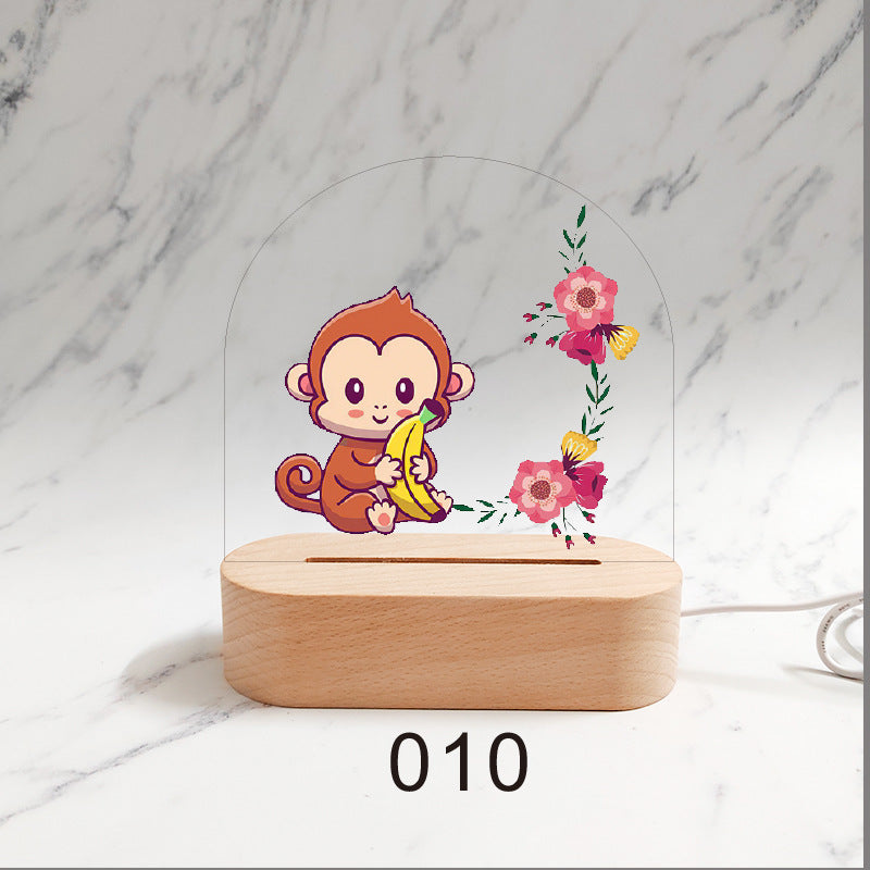 Gepersonaliseerd Geboorte Nachtlampje Aangepaste Naam