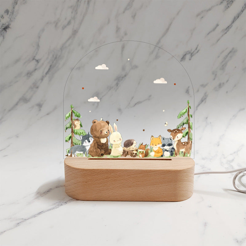 Gepersonaliseerd Geboorte Nachtlampje Aangepaste Naam