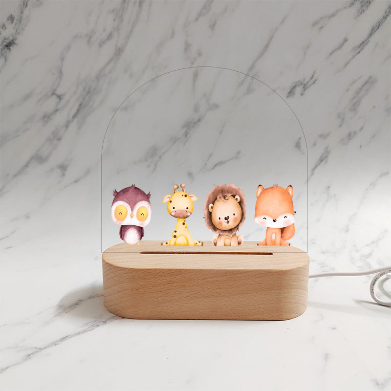 Gepersonaliseerd Geboorte Nachtlampje Aangepaste Naam