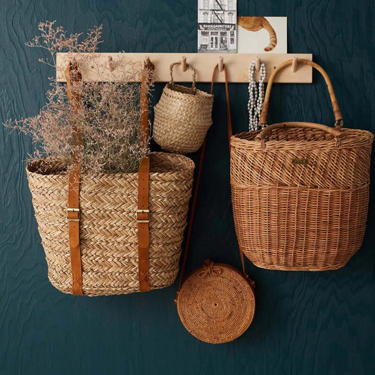 Houten Kapstok Muurbevestiging & Sleutelhouder – Ruimtebesparend en Stijlvol