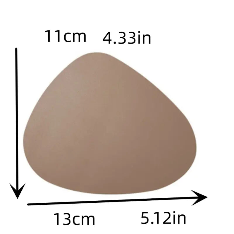 PU lederen tafelmatten en onderzetters waterproof anti-slip