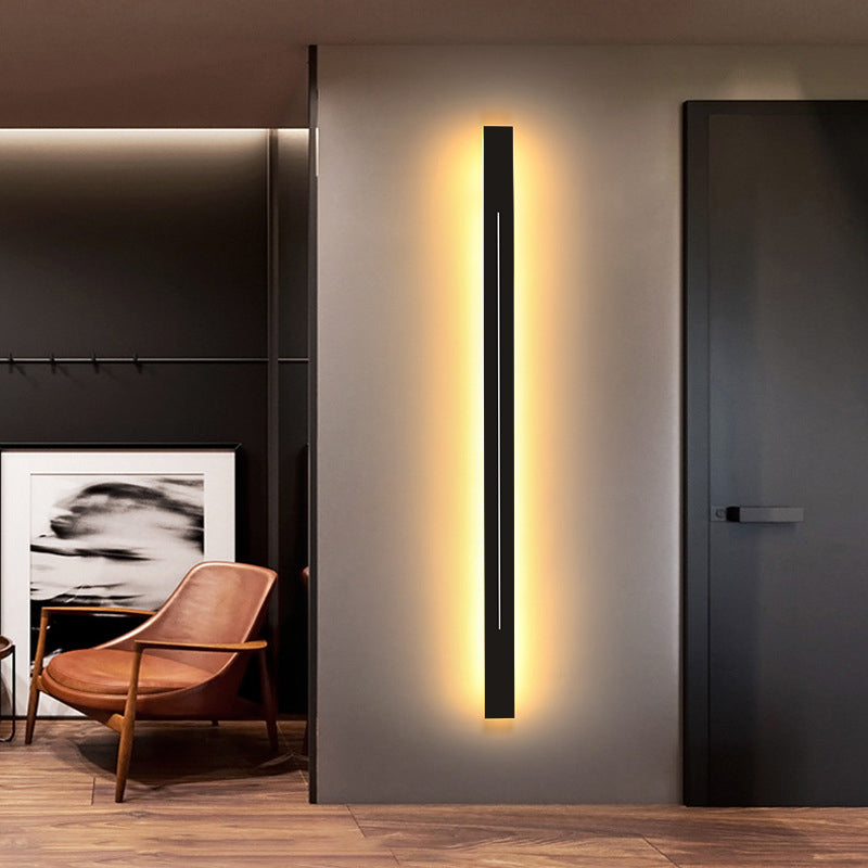Eenvoudige Barvormige LED Wandlamp Metalen Wandlamp Voor Woonkamer