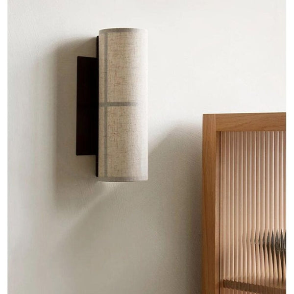 Wabi Sabi Stoffen Wandlamp