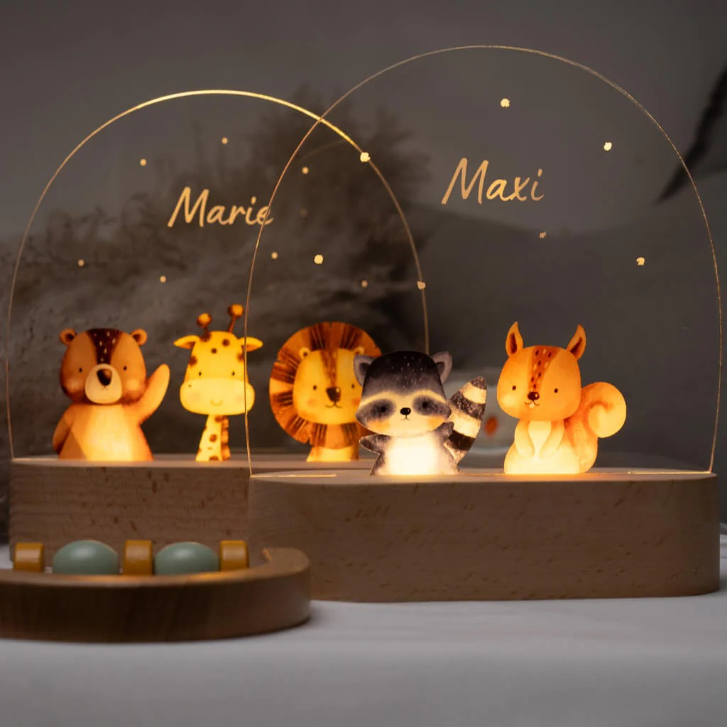 Gepersonaliseerd Geboorte Nachtlampje Aangepaste Naam