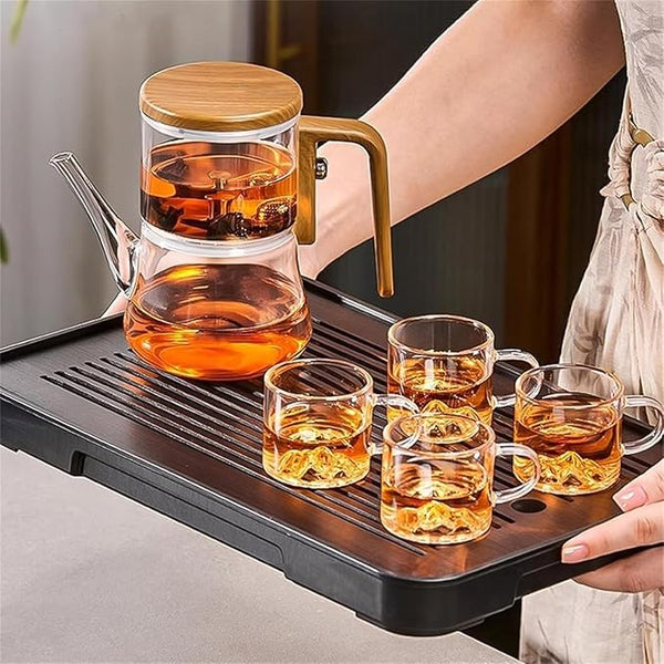 Magnetische Theepot van Glas