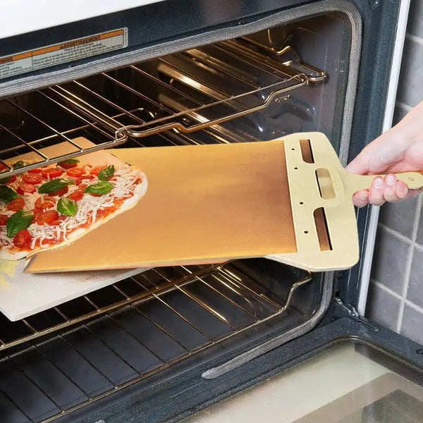 Glijdende Pizzaschep Spatula met Houten Handvat
