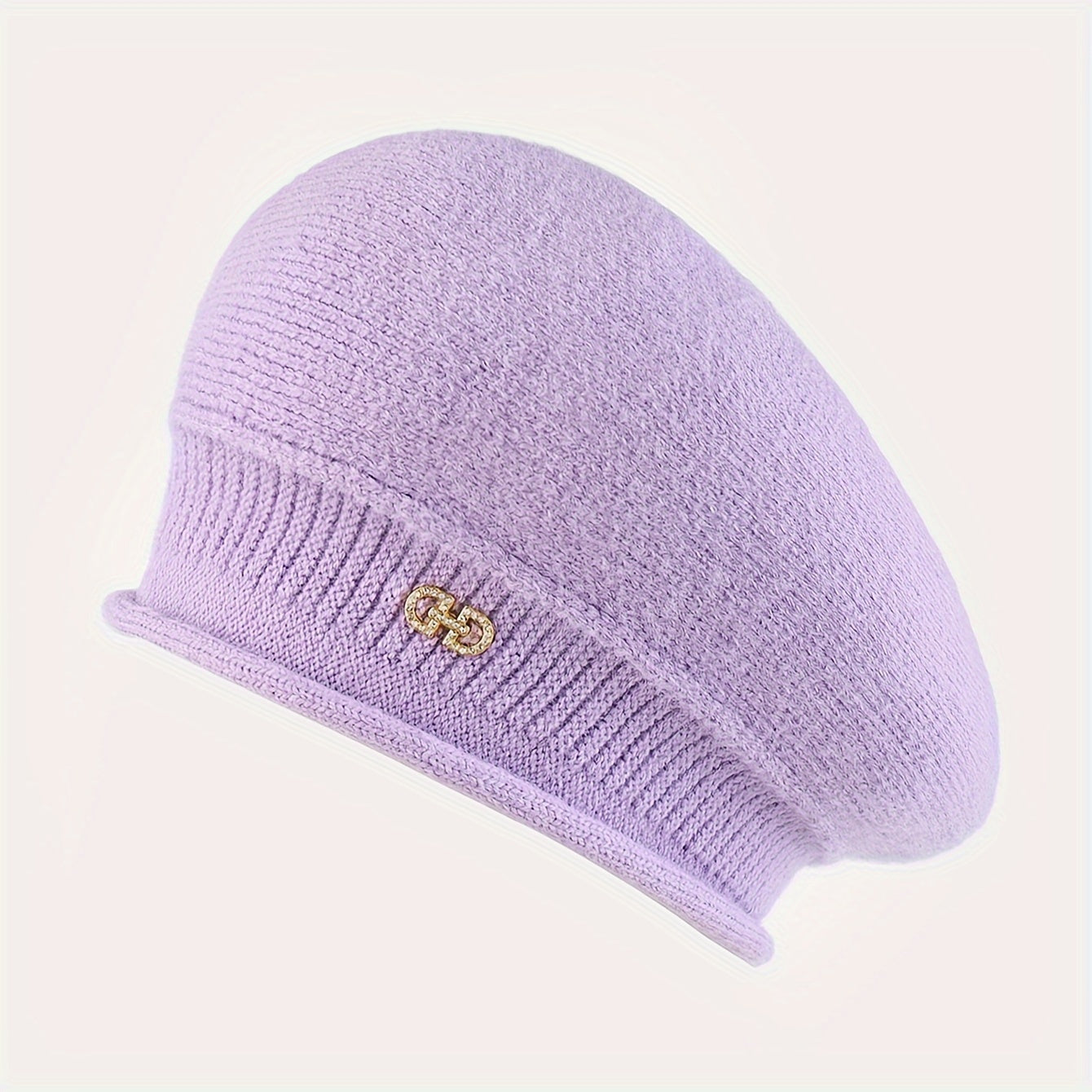 Chic Gebreide Beret voor Dames - Elegantie en Warmte voor de Winter