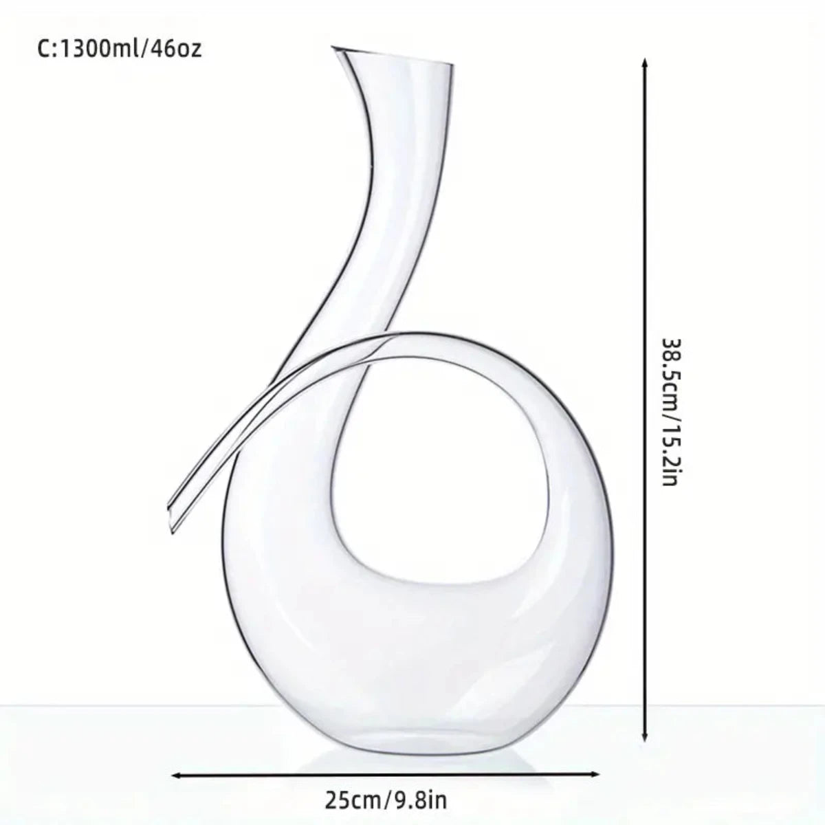 Elegant Karaf Hugo Hoogwaardig glas