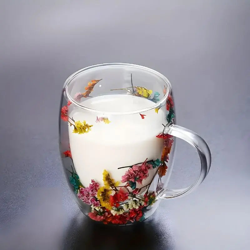 FloralGlow Glas - Mok