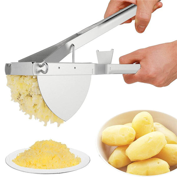Aardappelpers & Pureestamper Heavy Duty, Ergonomische Greep