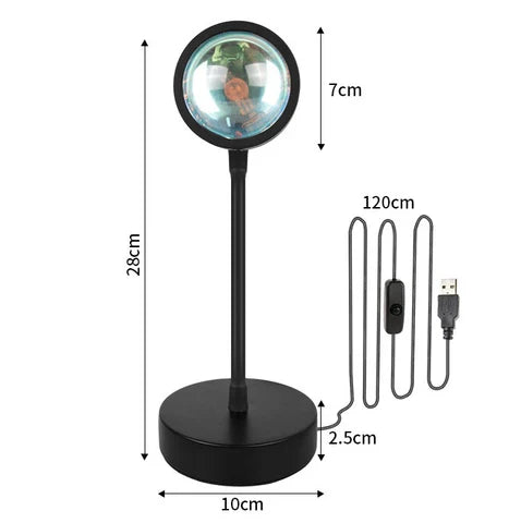 Zonsondergang Lamp