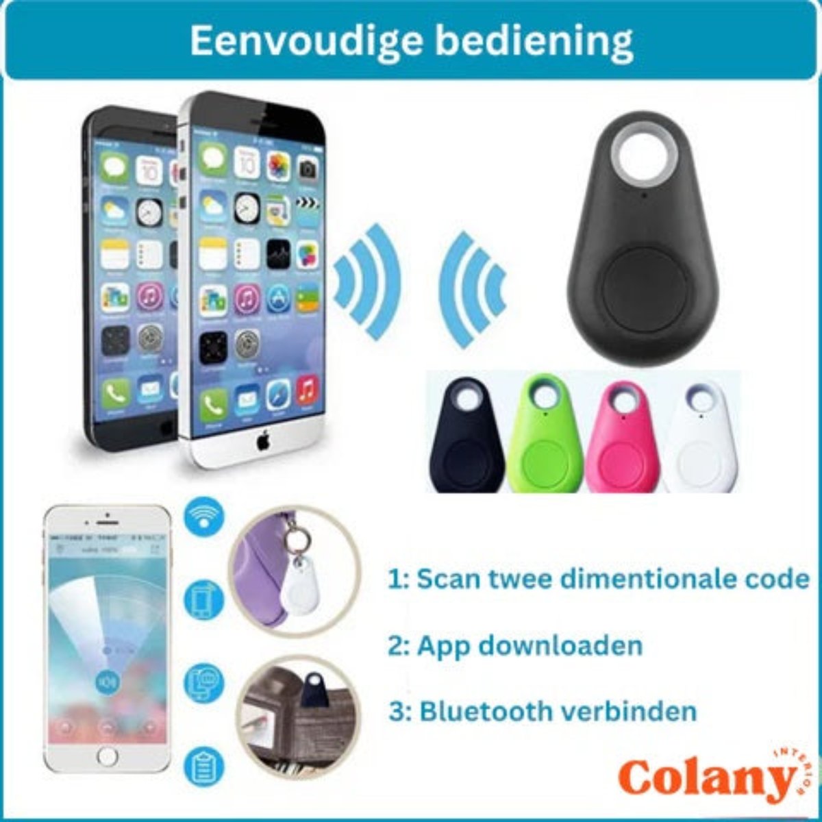 Tweezijdig alarm GPS-tracker Sen