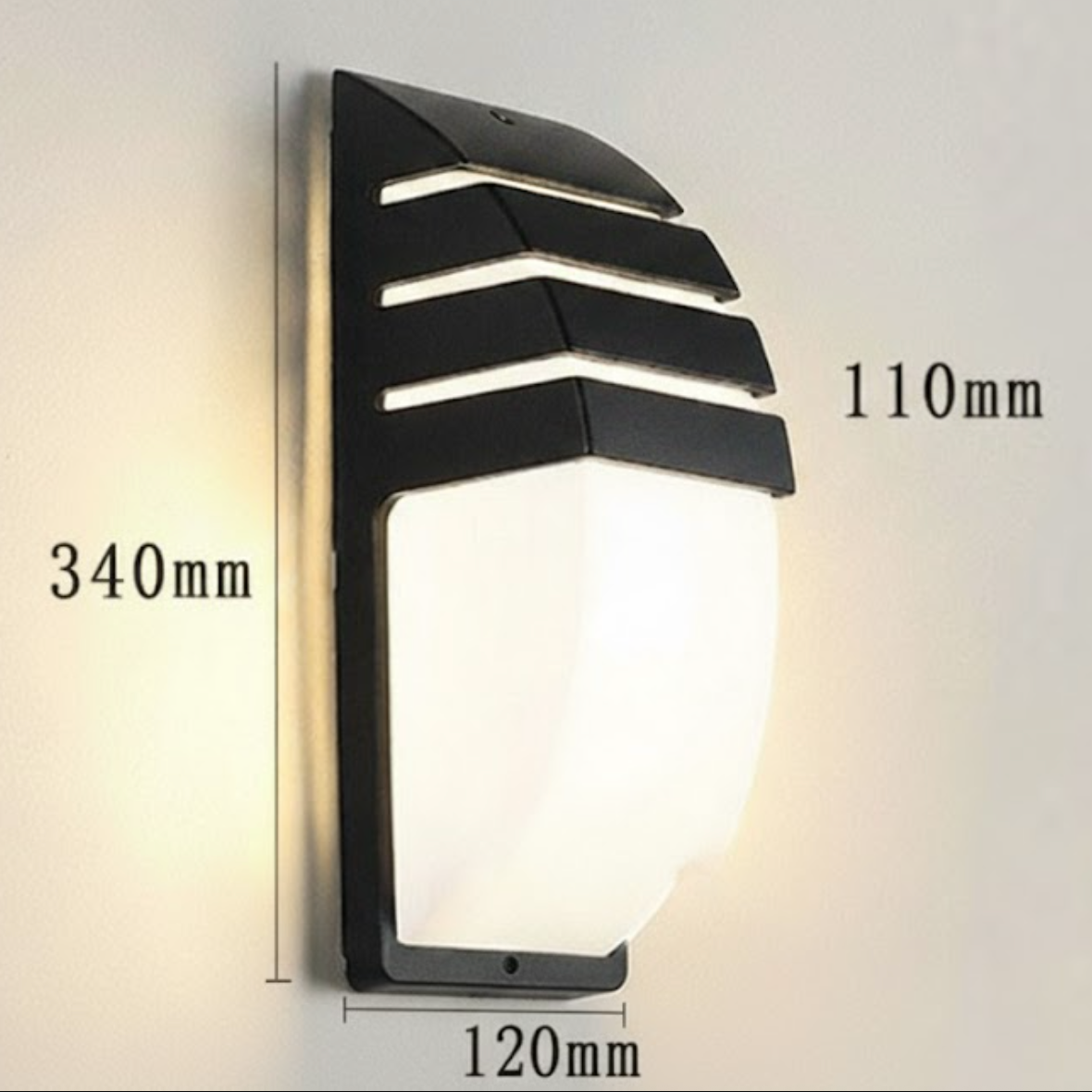 Luxora Bewegingssensor Buitenwandlamp - Waterdichte LED Buitenlantaarn Voor De Tuin