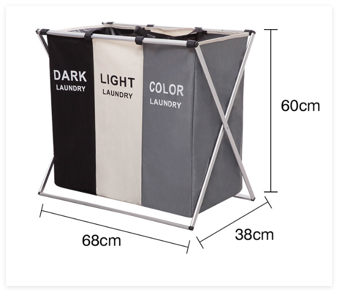 Ruimtebesparende Opvouwbare Wasmand Organizer