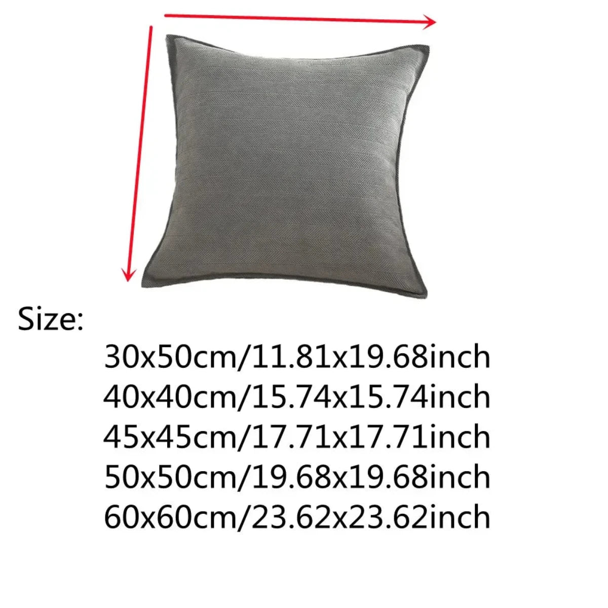 Zacht en stevig Kussenhoes Flin