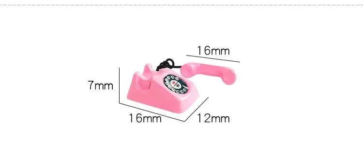 Retro Mini Huis Telefoon Set