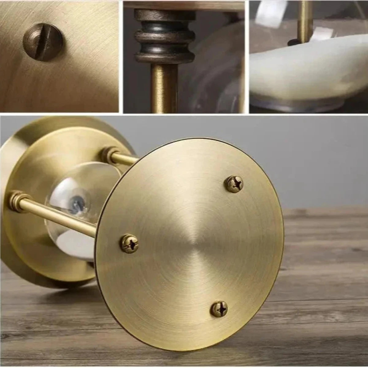 Vintage Metaal Zandloper Loua