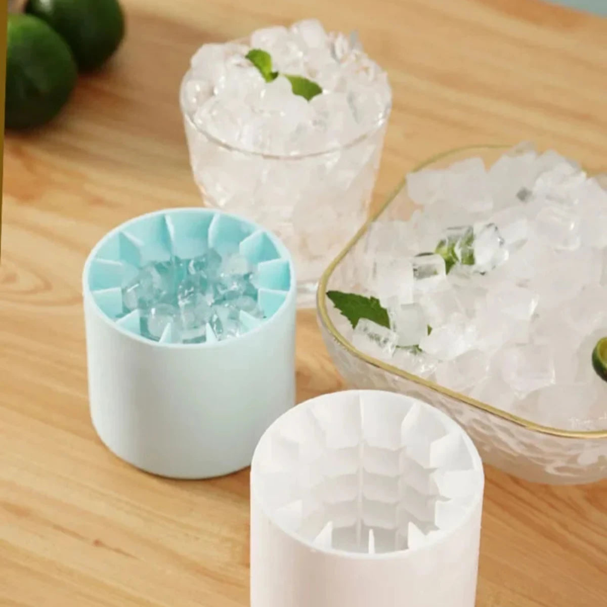 Ijsblokjes maker Cleo Smelt langzaam