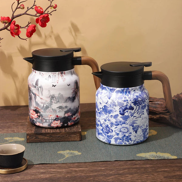Florale Thermos met Infuser