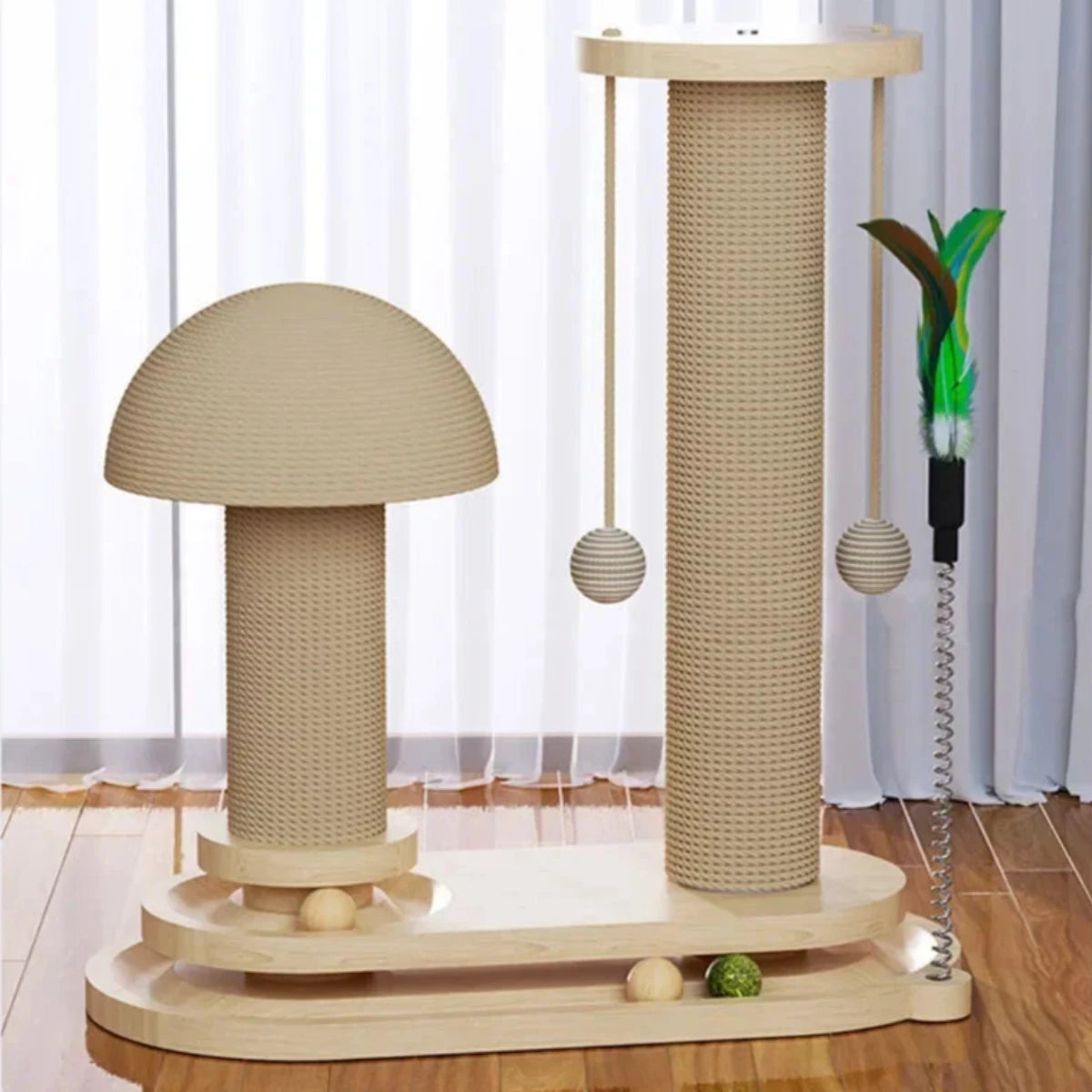 Houten Krabpaal Nala