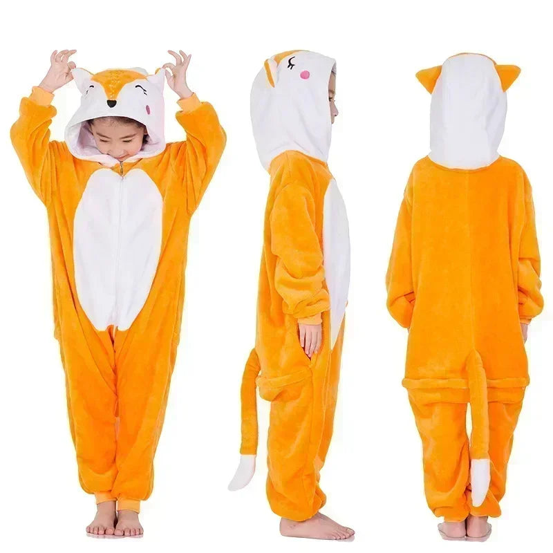 Unicorn Fleece Onesie – Schattige Pyjama met Hoorn en Oren voor Meisjes