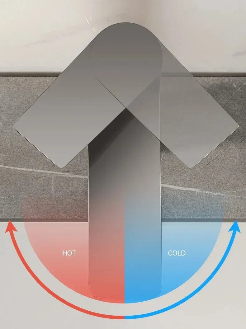 Roestvrij staal Wastafelkraan Olivier