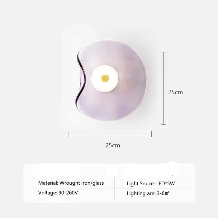 Nordic Glazen Kunst Wandlamp