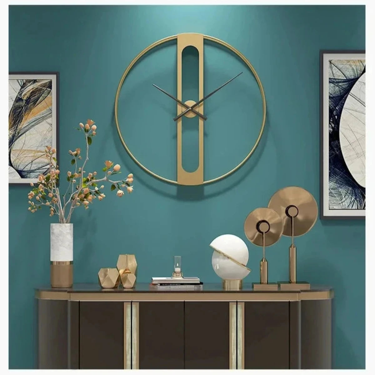 Elegant Metaal Wandklok Lois