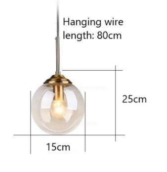 LED Pendant Hanglamp Loft Glas