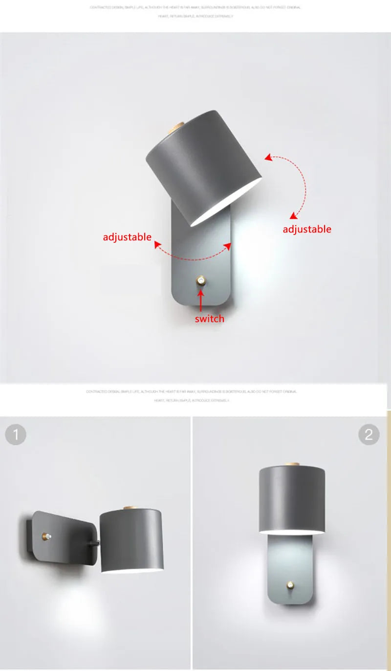Nordic Draaibare Bedlamp