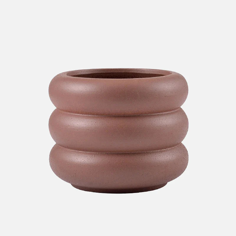 Textured Kleurige Ronde Bubble Plantenpot