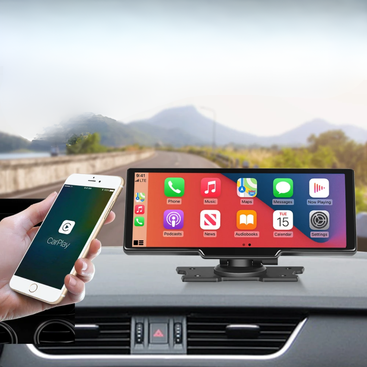 Wireless Carplayscherm Wolf