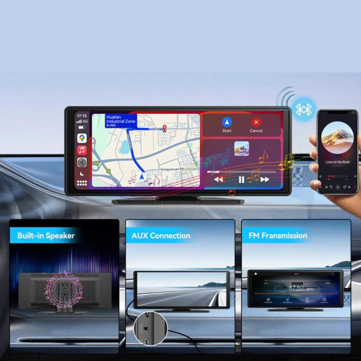 Wireless Carplayscherm Wolf