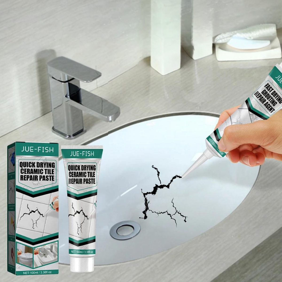 Quick Dry Ceramische reparartieset