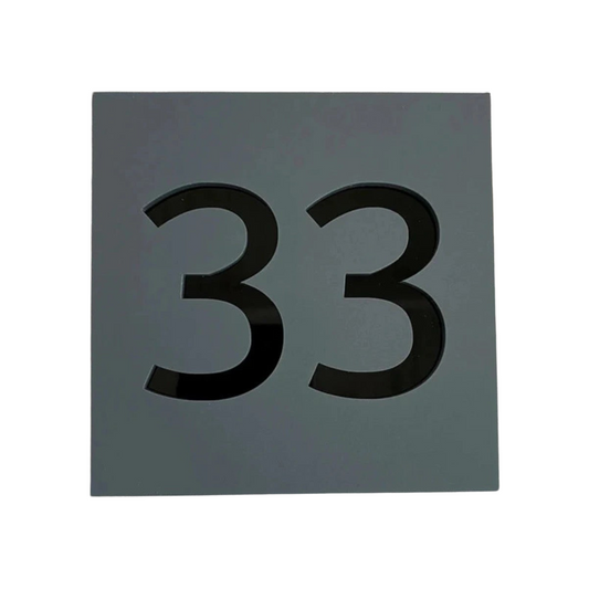 Duurzame Gemakkelijke Installatie Huisnummerbordje Liam