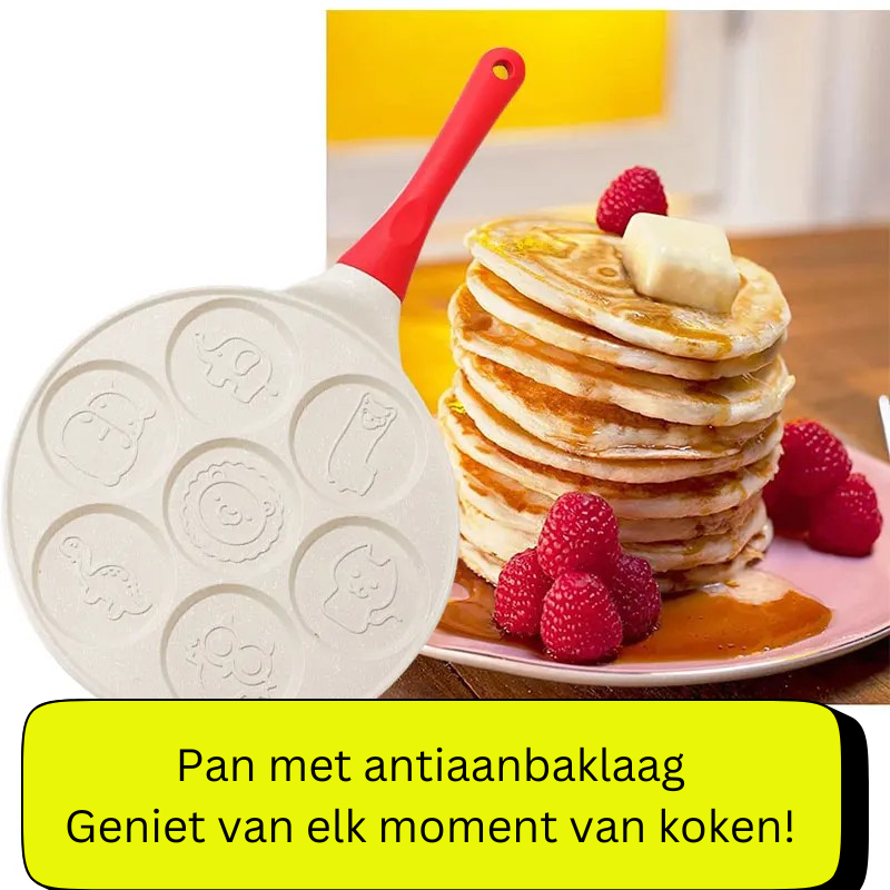 Pannenkoekenpan met antiaanbaklaag Koekenpan