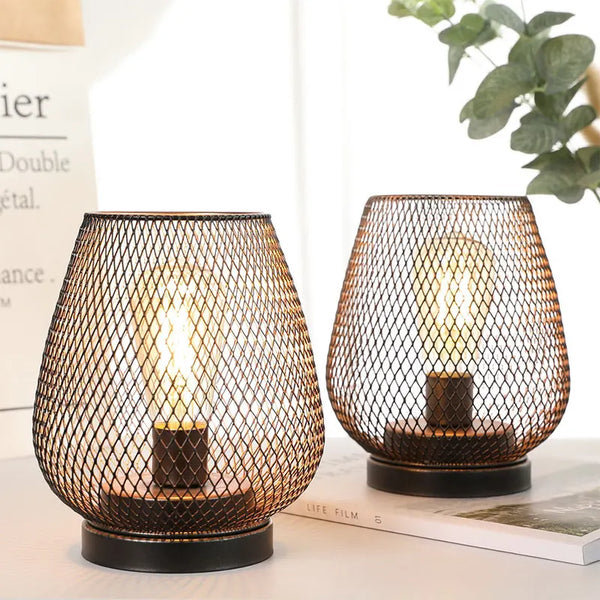 Holle Kooi Industriële Stijl en Sfeervolle Accentlamp