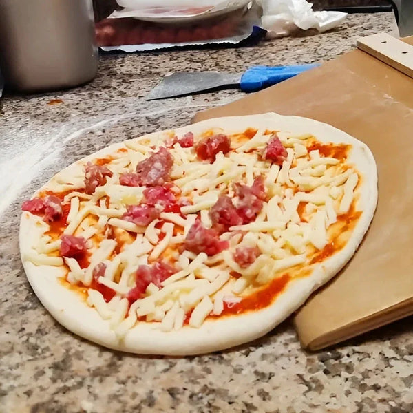 Glijdende Pizzaschep Spatula met Houten Handvat