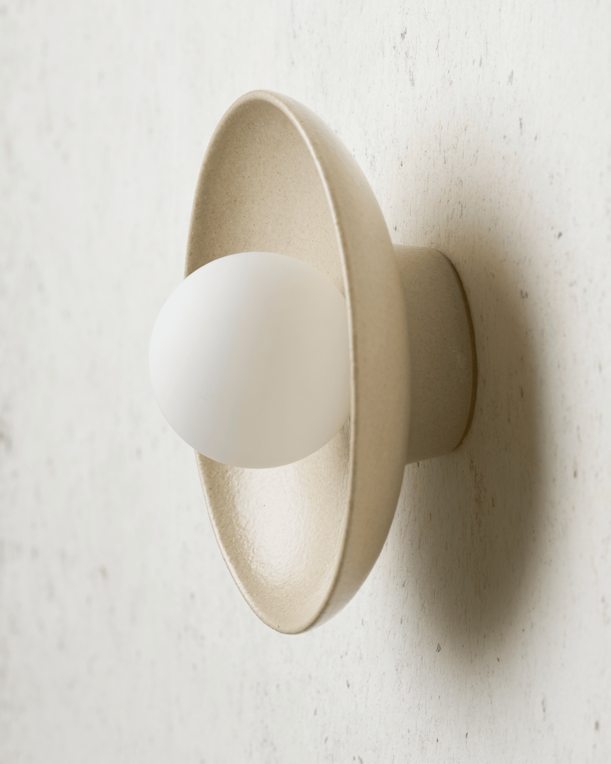 Handgemaakte Keramische Schotel Wandlamp