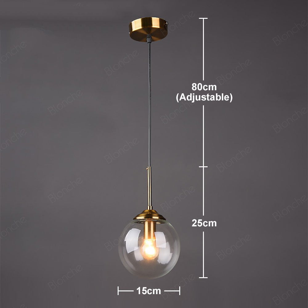 LED Pendant Hanglamp Loft Glas