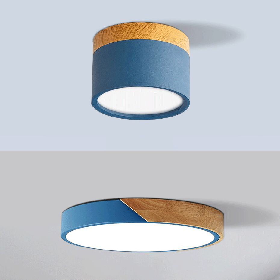 Blauwe Plafond Lamp