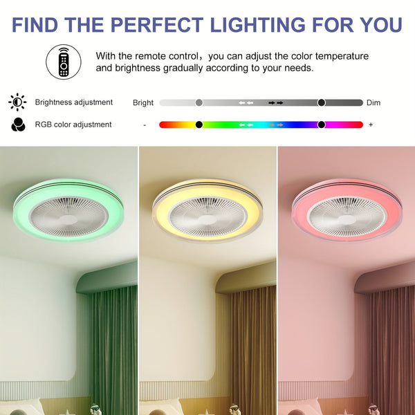 Smart Plafondventilator met Led Licht