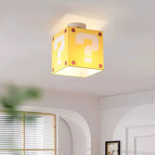 Gele Vraagteken Plafondlamp