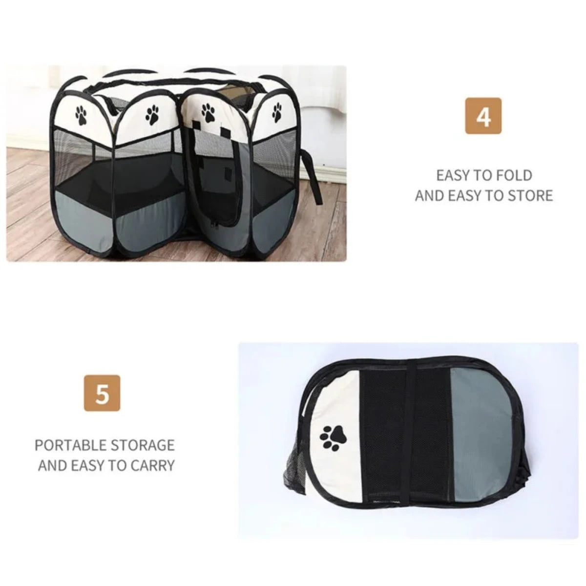 Gemakkelijk op te zetten Huisdieren Tent