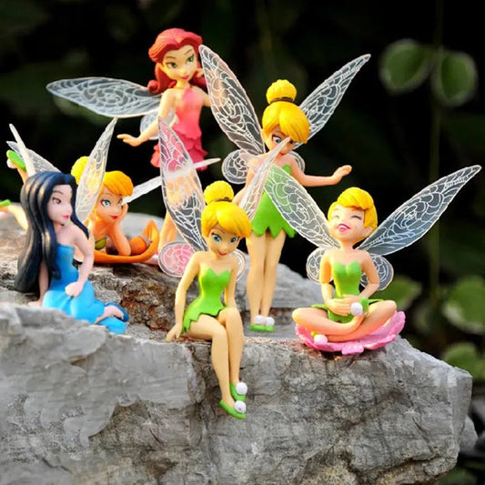 6 Stukken Tinkerbell Feeën Speelset