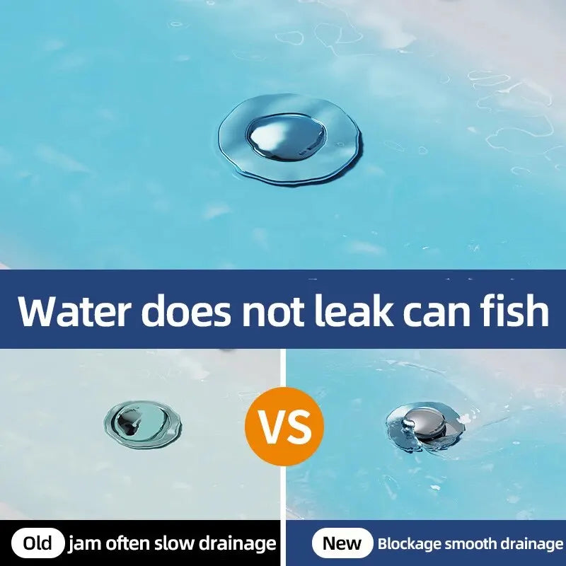 Roestvrijstalen slim pop-up anti-verstoppingszeefje