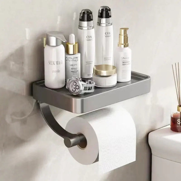 Stijlvolle Toiletrolhouder met Plank